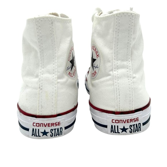 Converse Chuck Taylor All Star High Top White Sneakers  Women's 8 Men's 6 - Picture 10 of 11